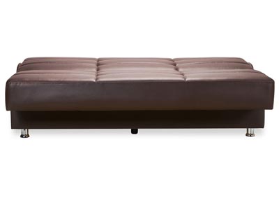 Rainbow Brown PU Sofabed,Ottomanson (Previously Casamode)